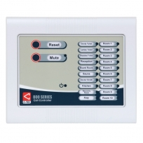 NC910F - 10 Zone Master Call Controller, flush, c/w 12V 300mA PSU, relay, reset and mute/call buttons